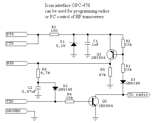 Icom Programming Cable Schematic